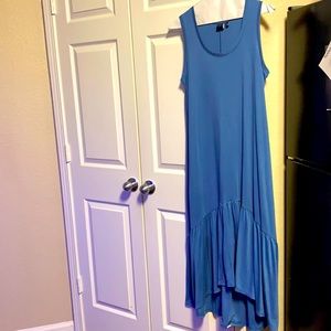 NWOT Kaari Blue size L Hi/Lo Maxi